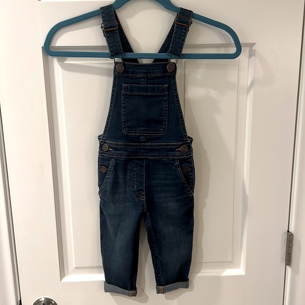 NWT Crewcuts toddler jean overalls, 2T